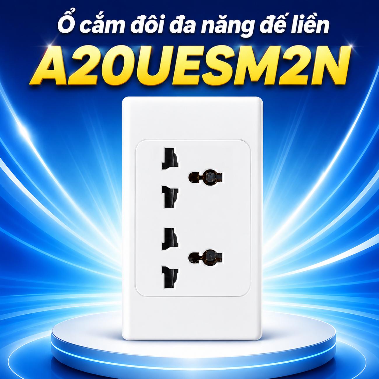 Ổ cắm đa năng MPE Seri A20 Plus A20USMN/A20UESM2N